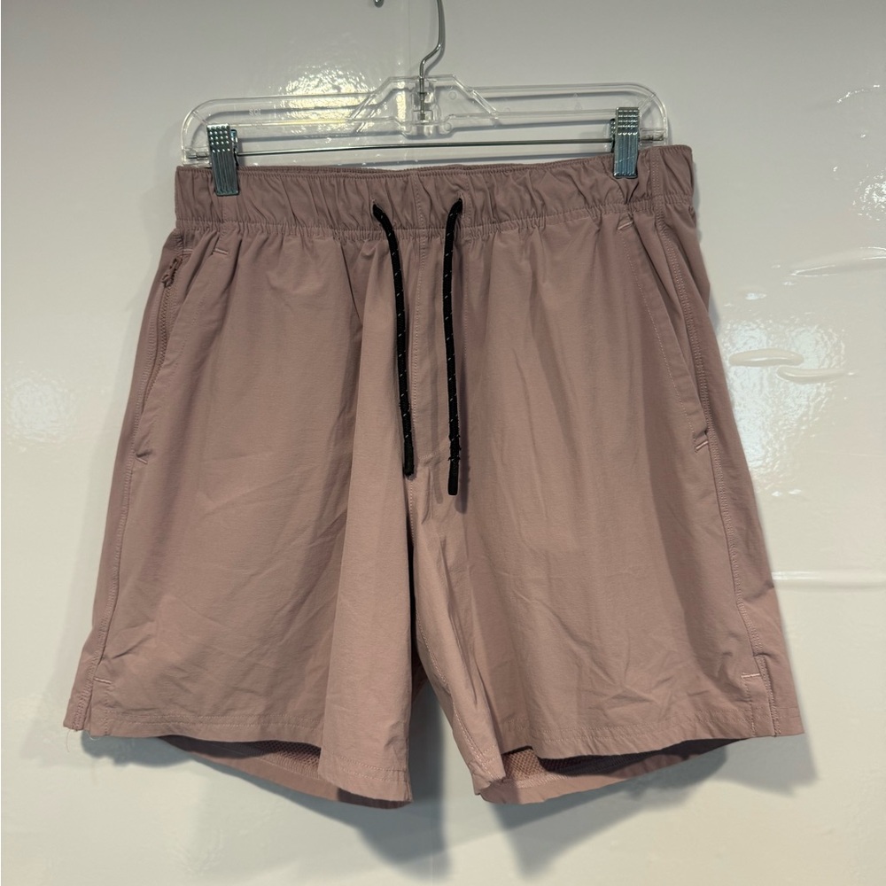 Abercrombie and Fitch pink purple swim shorts